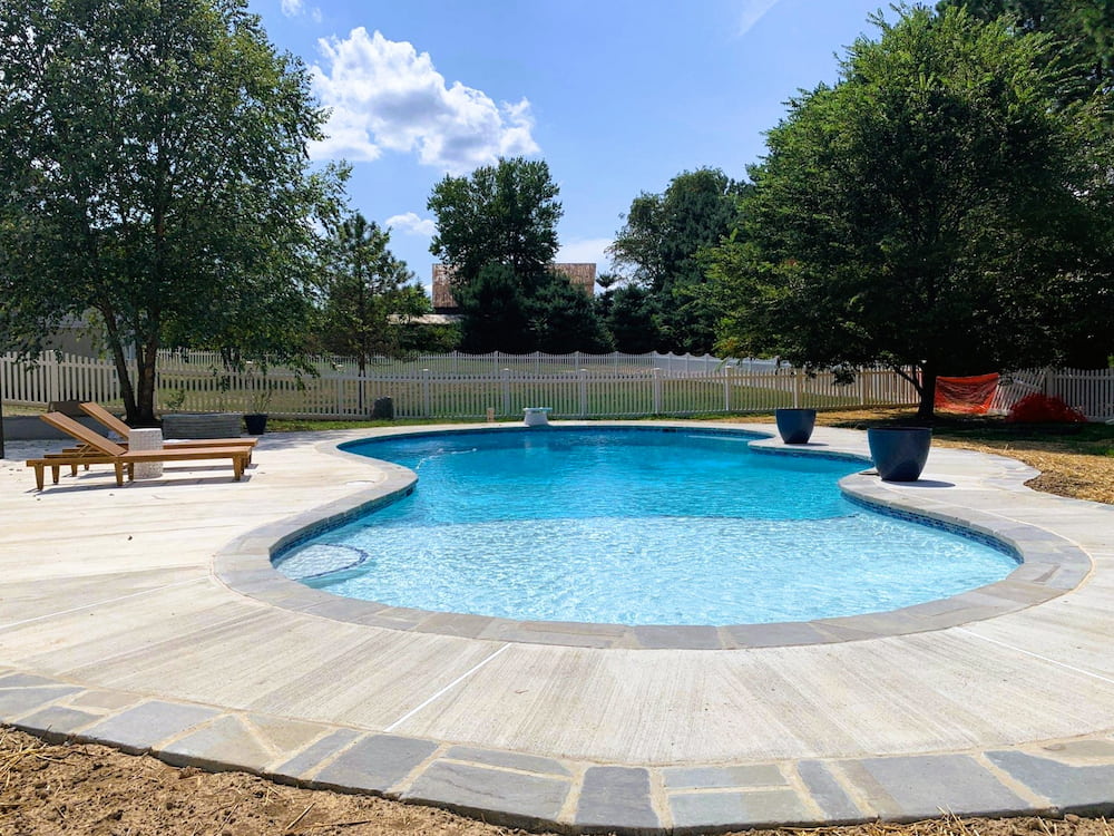 freeform pool by Coastal Pools