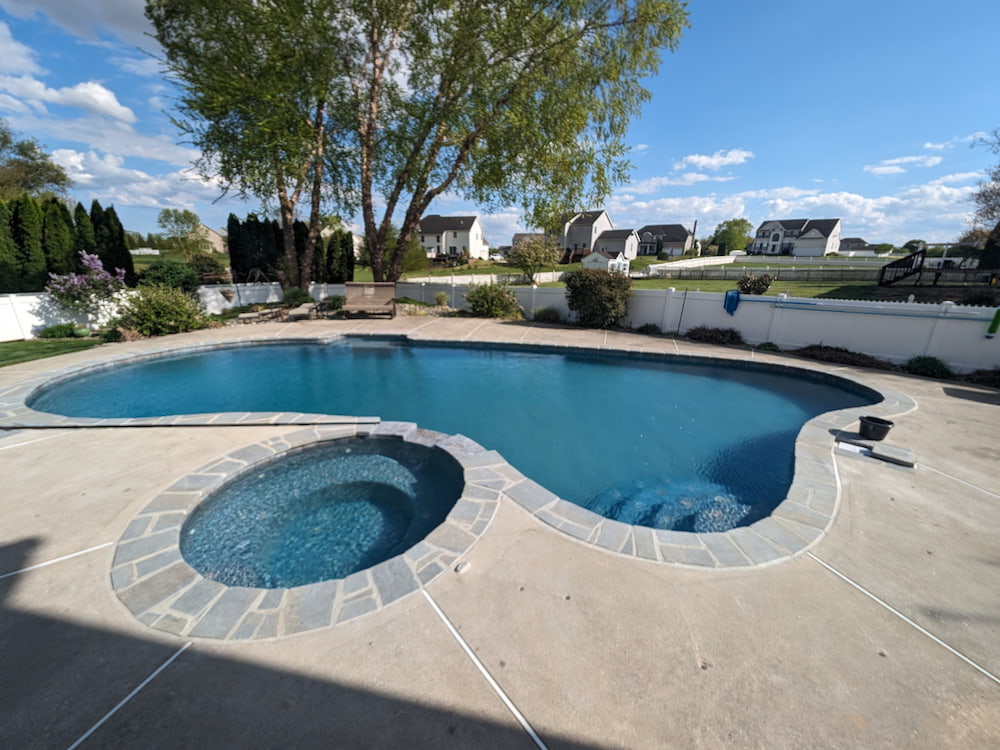 competed concrete pool renovation project 4